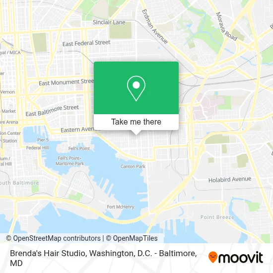 Brenda's Hair Studio map