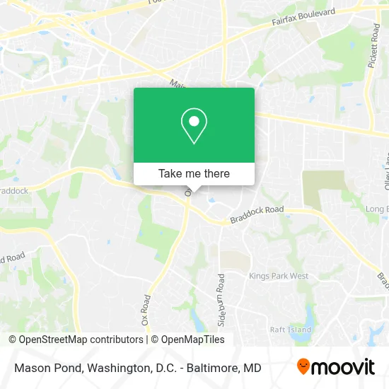 Mason Pond map