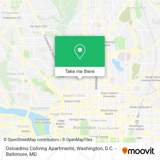 Osloadmo Coliving Apartments map