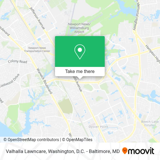 Valhalla Lawncare map