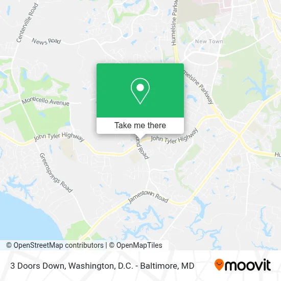 3 Doors Down map