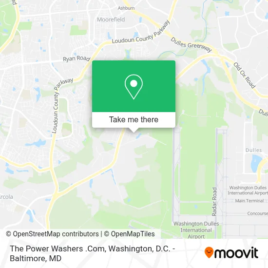 The Power Washers .Com map
