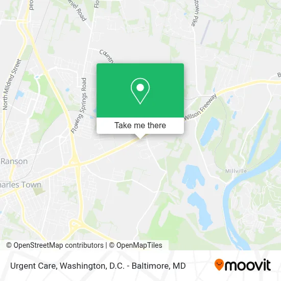 Urgent Care map