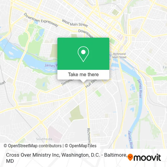 Cross Over Ministry Inc map
