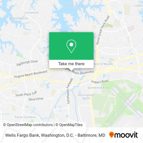 Wells Fargo Bank map