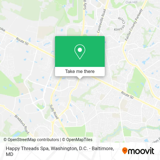 Happy Threads Spa map