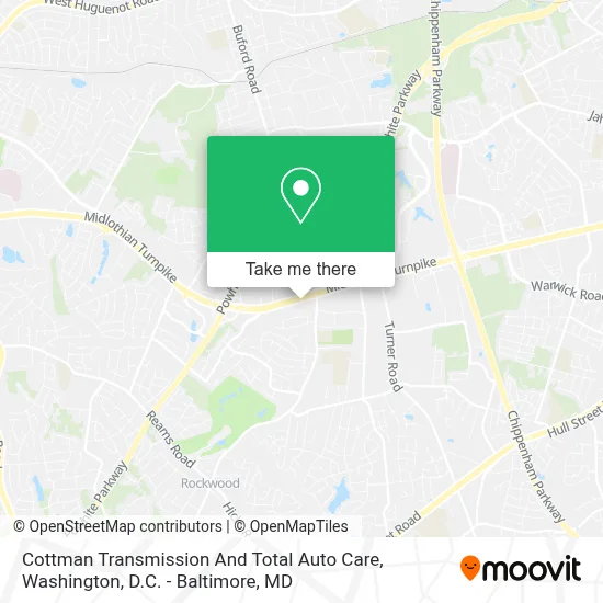 Cottman Transmission And Total Auto Care map