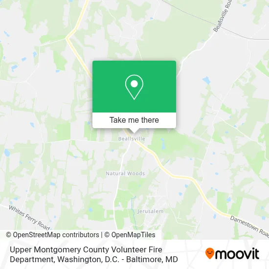 Upper Montgomery County Volunteer Fire Department map