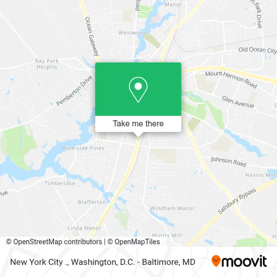 New York City . map