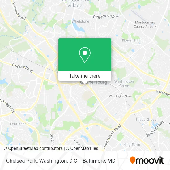Chelsea Park map