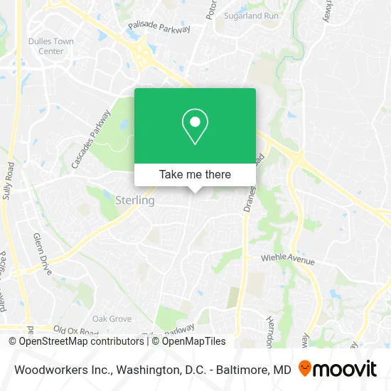 Woodworkers Inc. map