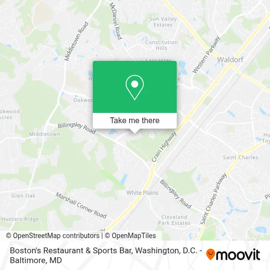 Boston's Restaurant & Sports Bar map