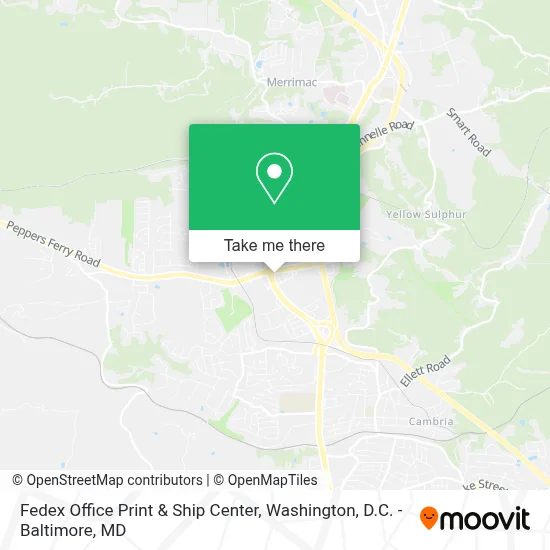 Fedex Office Print & Ship Center map