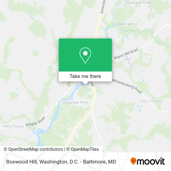 Boxwood Hill map