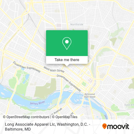 Long Associate Apparel Llc map