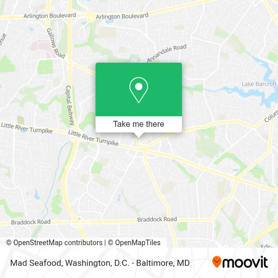 Mad Seafood map