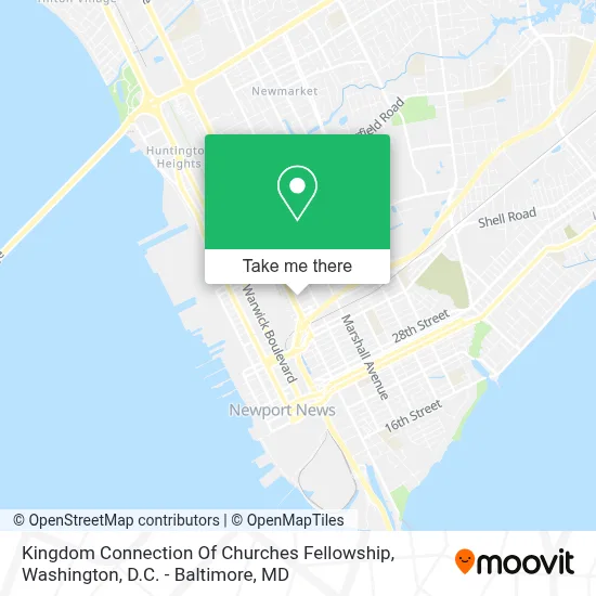 Kingdom Connection Of Churches Fellowship map