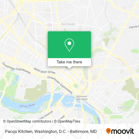 Pacqs Kitchen map