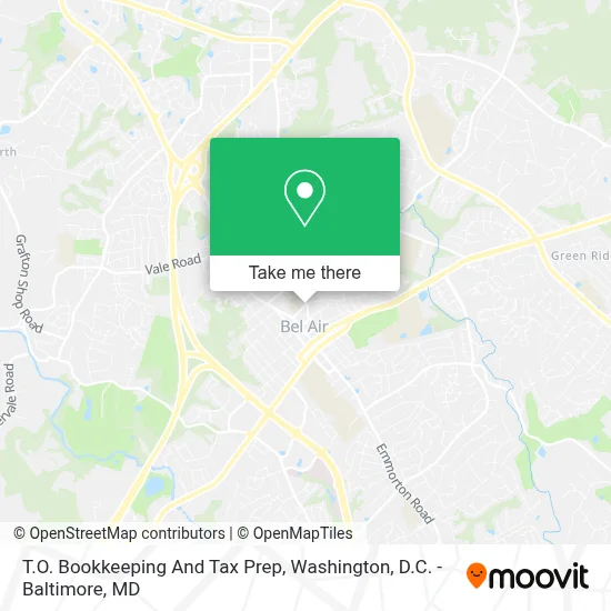 T.O. Bookkeeping And Tax Prep map
