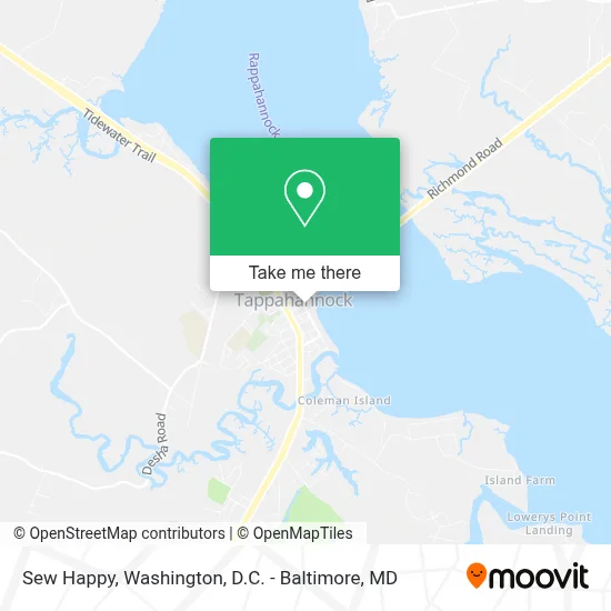 Sew Happy map