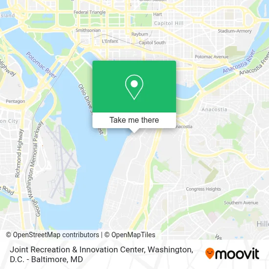 Joint Recreation & Innovation Center map