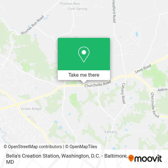 Bella's Creation Station map