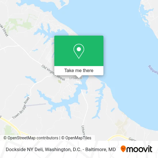 Dockside NY Deli map