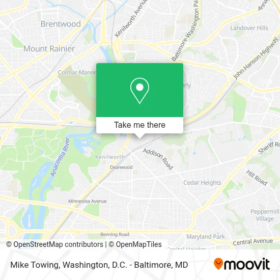Mike Towing map