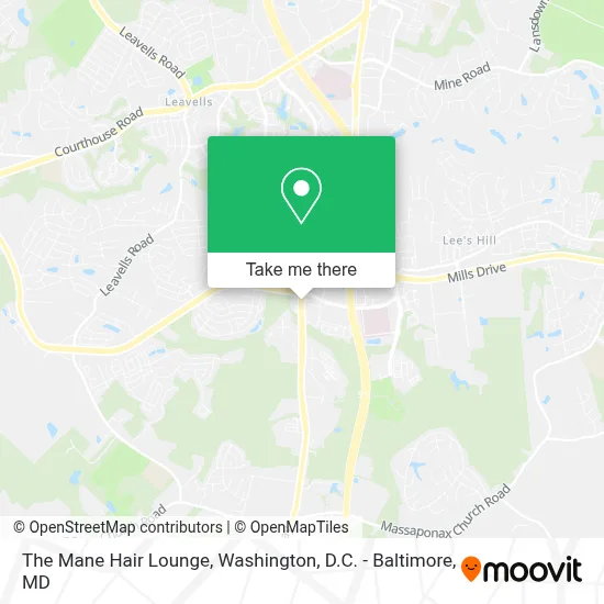 The Mane Hair Lounge map