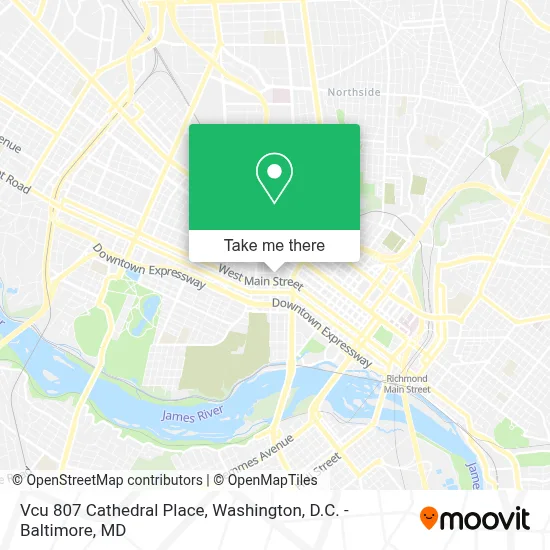 Vcu 807 Cathedral Place map