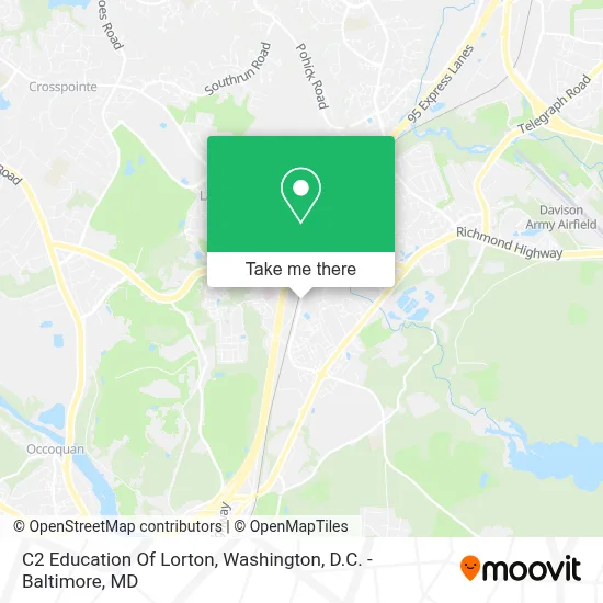 C2 Education Of Lorton map