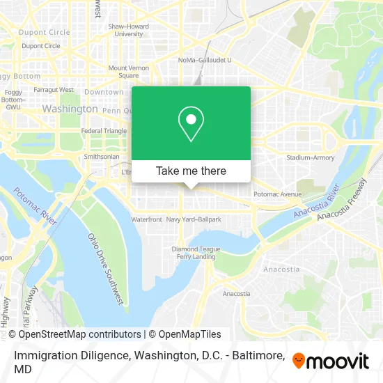 Immigration Diligence map