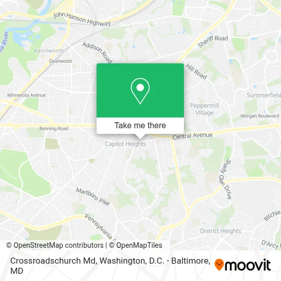 Crossroadschurch Md map