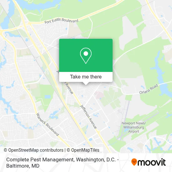 Complete Pest Management map
