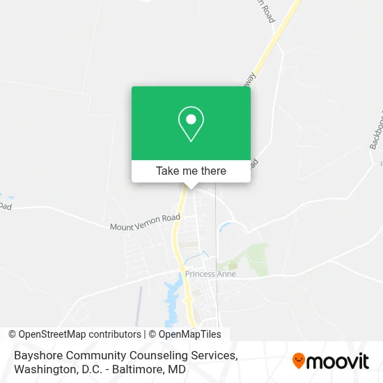 Bayshore Community Counseling Services map