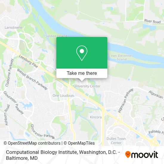 Computational Biology Institute map