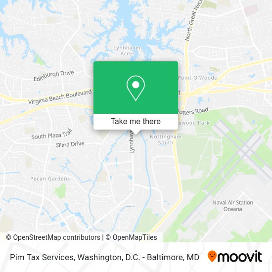 Pim Tax Services map