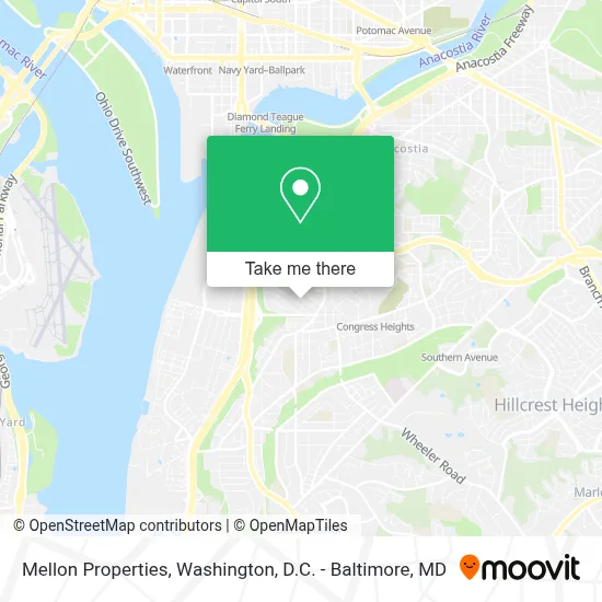 Mellon Properties map