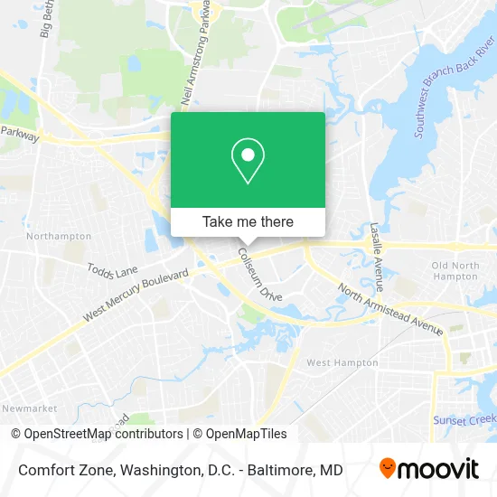 Comfort Zone map