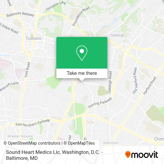 Sound Heart Medics Llc map