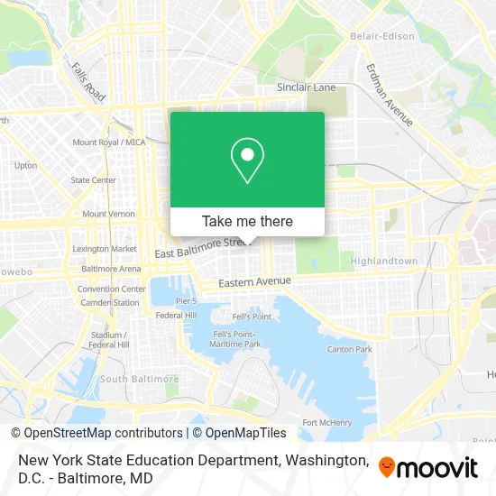 New York State Education Department map