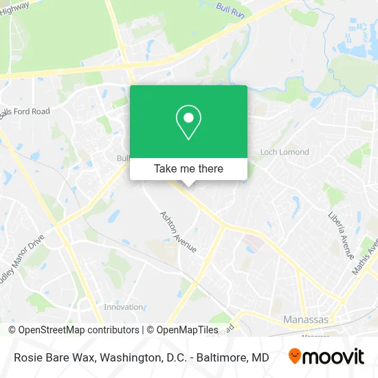 Rosie Bare Wax map