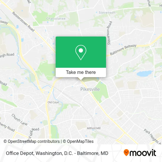 Office Depot map