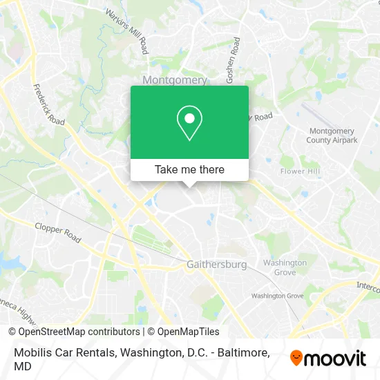 Mobilis Car Rentals map
