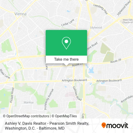 Ashley V. Davis Realtor - Pearson Smith Realty map