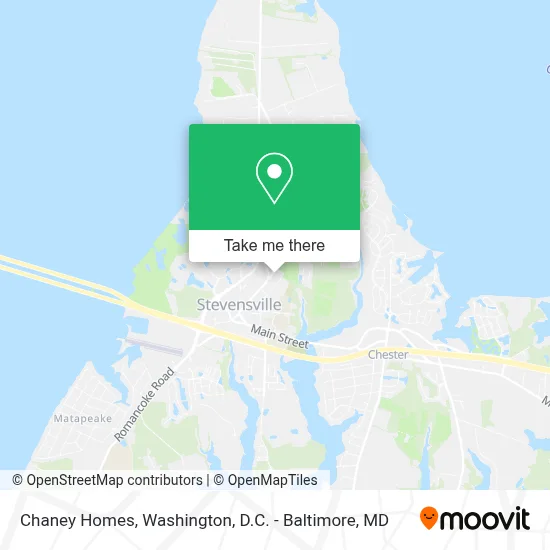 Chaney Homes map