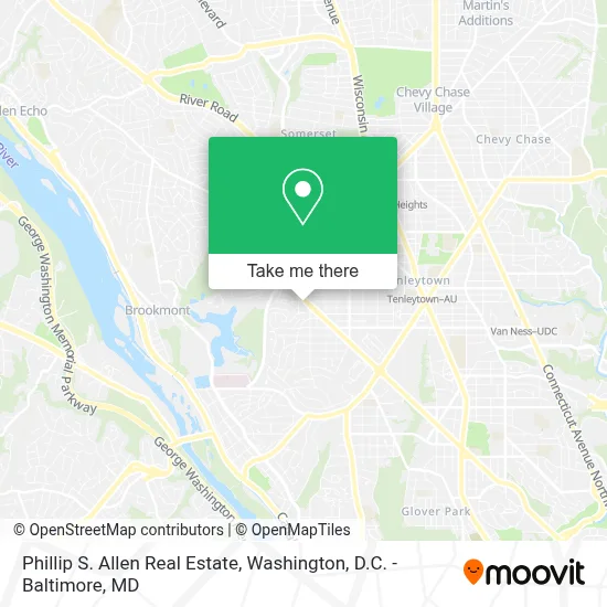 Phillip S. Allen Real Estate map