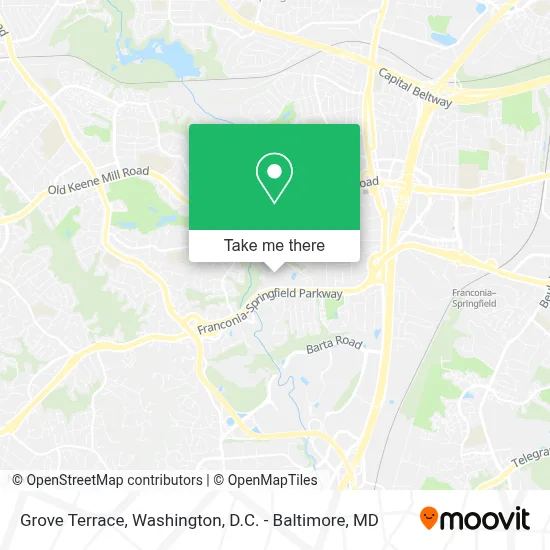 Grove Terrace map