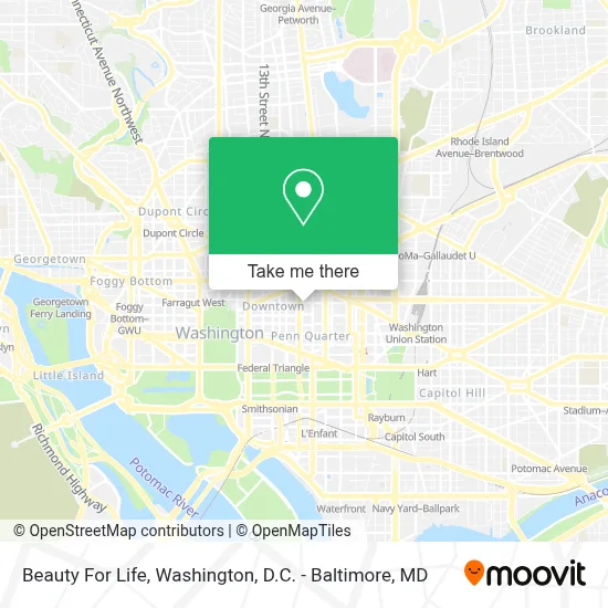 Beauty For Life map