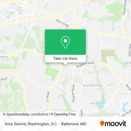 Sola Salons map